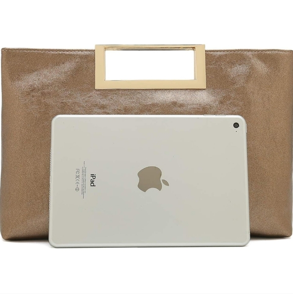 CHARMING TAILOR Fashion PU Leather Handbag Stylish Women Convertible Clutch - Picture 3 of 7